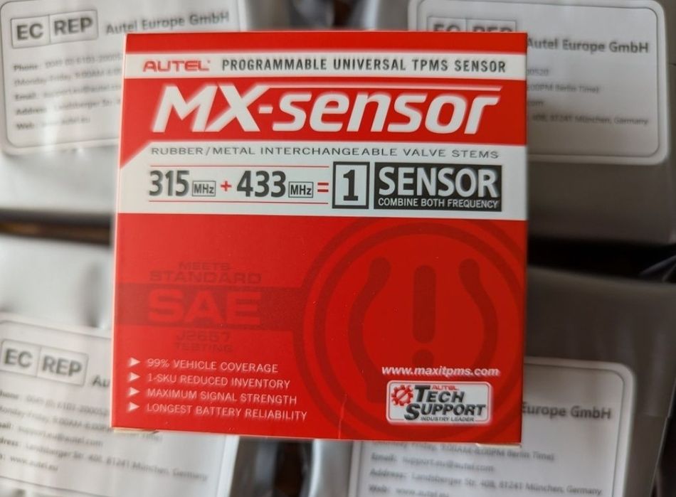 Універсальні датчики тиску в шинах Autel MX-Sensor (315/433 MHz) 2-в-1