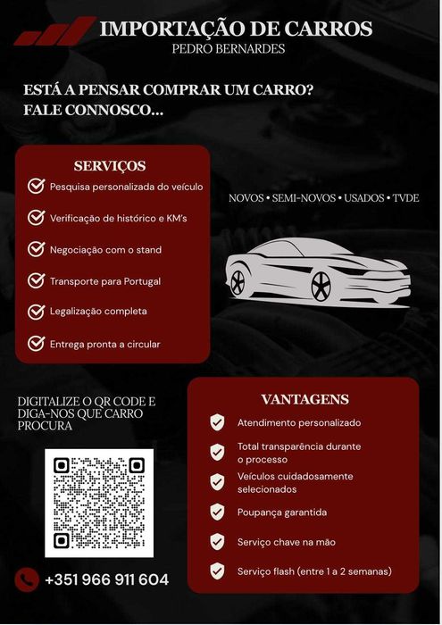 mediação de veículos importados