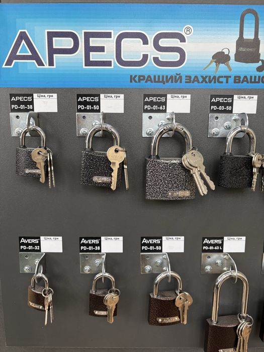 Замки дверні та циліндри