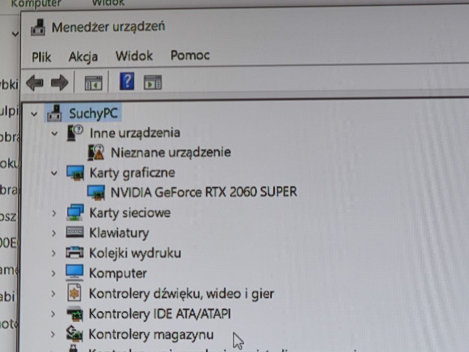 Komputer i7-4770K, 16GB ram, RTX 2060 SUPER
