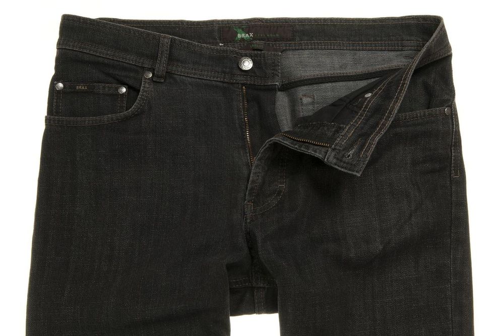 Spodnie Brax Carlos W34 L32 Black 34/32 Regular Męskie Proste 88CM