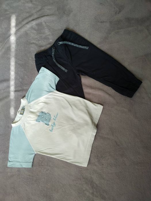 Фирменный комплект на мальчика брюки штаны и футболка