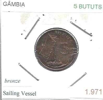 Gâmbia - - - - - Moedas