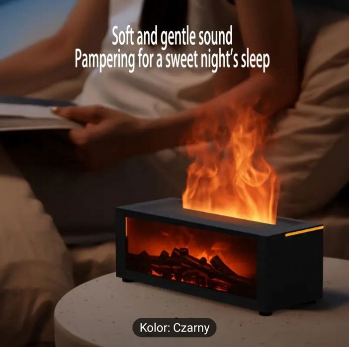 Nawilżacz kominek zasilany USB  poprawia jakość powietrza