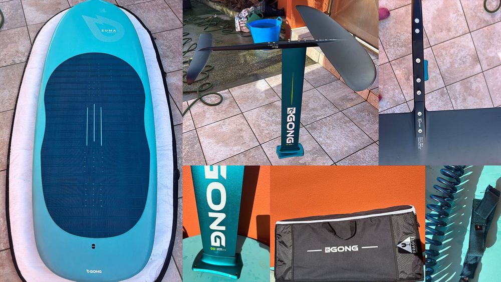 Conjunto GONG Wingfoil com novo