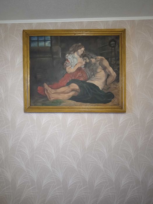 Антикварна картина масляна на полотні