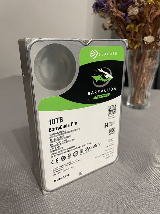 Seagate BarraCuda Pro 10TB HDD SATA III 7200 RPM