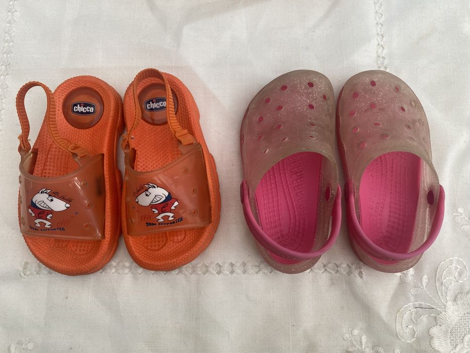 Chicco Cão Novos Chinelos 22 e 25 verão Piscina Natação