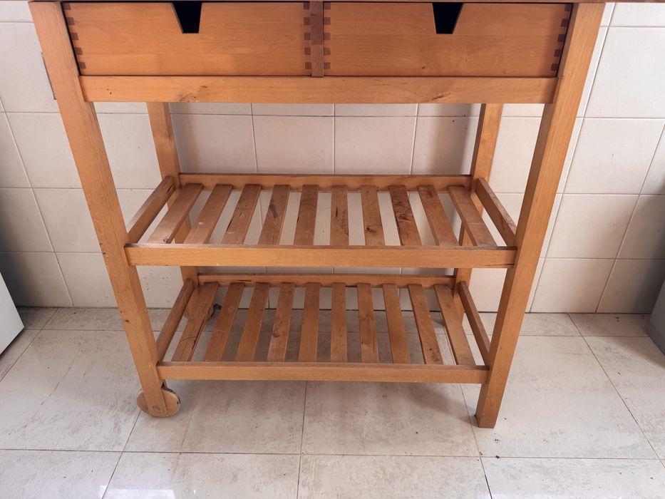 Mesa carrinho de apoio cozinha IKEA Forhoja