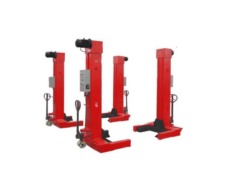 Conjunto de elevadores para viaturas pesadas 30Ton
