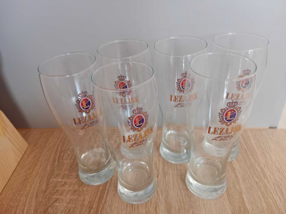 Kufle  do  piwa  - Leżajsk / 6  sztuk