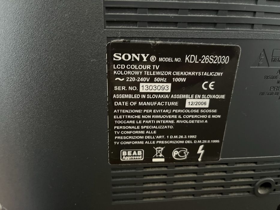 Tv Lcd Sony Bravia