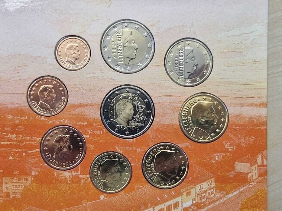 Set Conjunto Euro - Luxemburgo 2023 BNC + 2 euros Olympisches Komitee