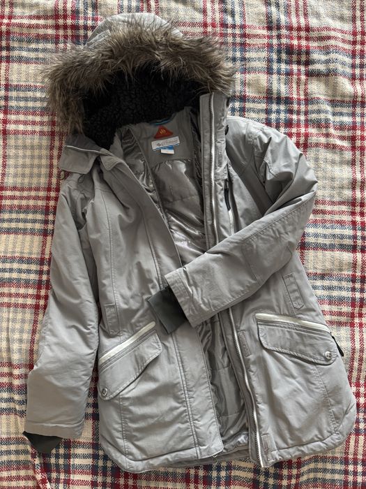 Жіноча подовжена куртка пуховик Columbia Omni-heat