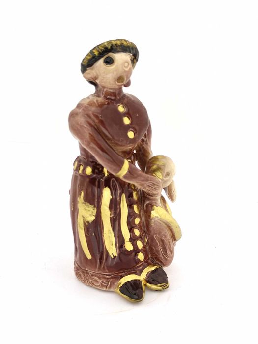 Santo António Dourado em Cerâmica