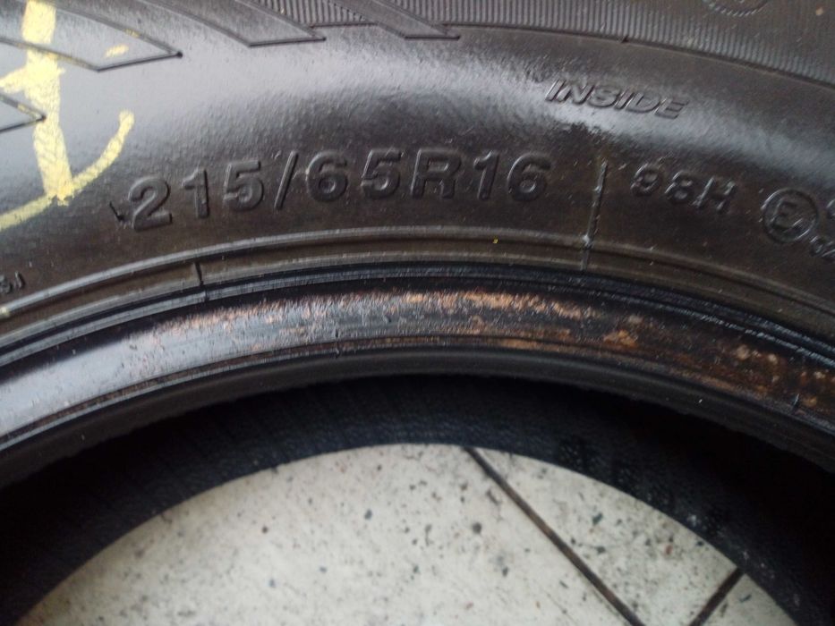 Sprzedam opony wielosezonowe 215/65/16 używane