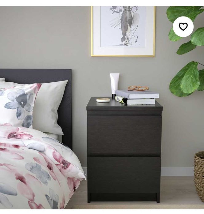 Quarto IKEA MALM c/ Arrumação (Cama 160x200) - Novo em Caixa