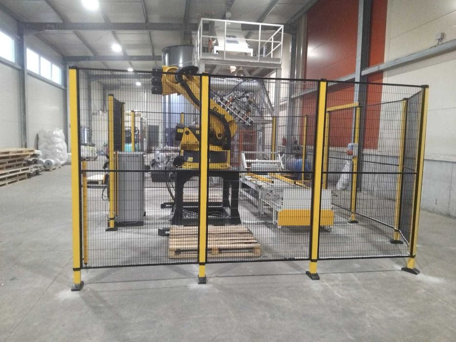 Paletyzator do worków pelet węgla ekogroszku nawozów pasz