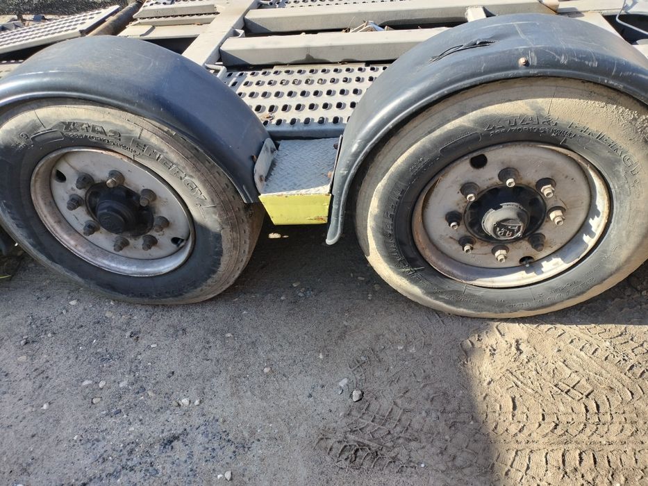 Przyczepa dwuosiowa , cała w ocynku