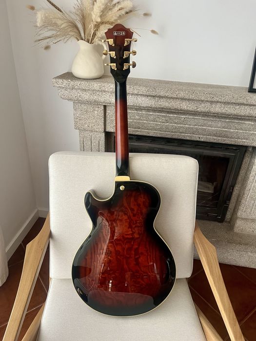 Guitarra Ibanez AG95QA-DBS