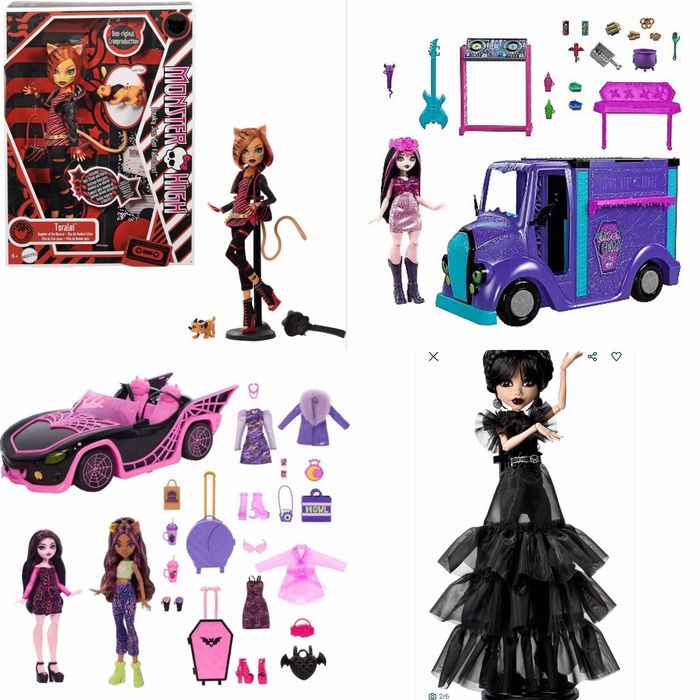 Лялька Монстер Хай Венздей,Лагуна,Меган Monster High Mattel