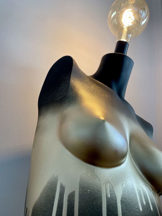 Candeeiro de mesa vintage/retro (de Manequim)