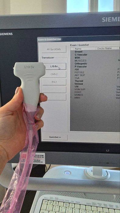 Лінійний датчик УЗД Siemens L10-5V