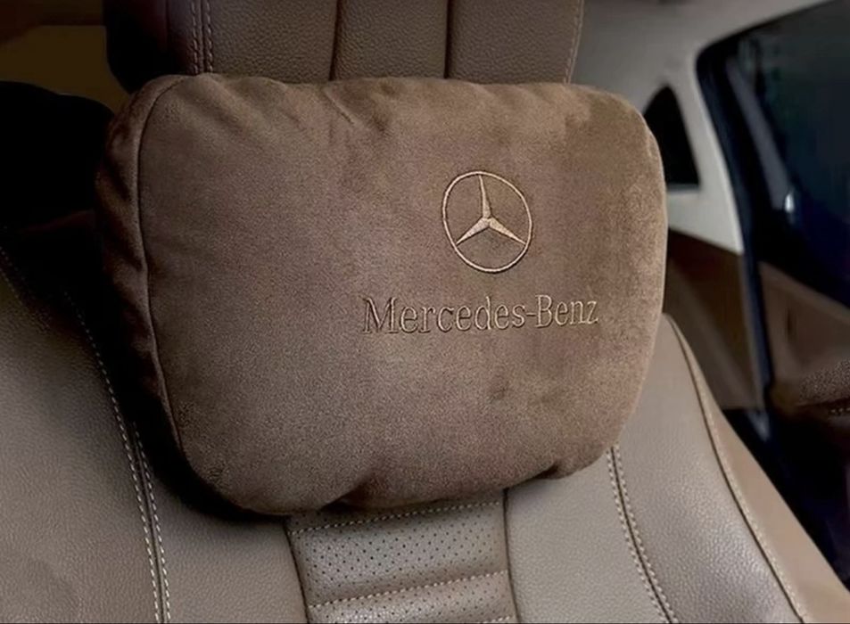 Подушки з алькантари різних кольорів  в машину на сидіння