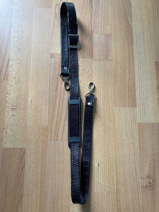 Чорний портфель з натуральної шкіри під крокодила desisan (турція)