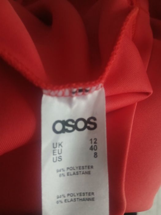 Piękna sukienka ciążowa czerwona r. 40