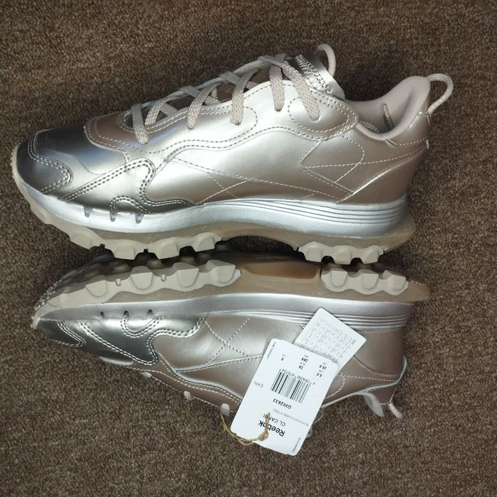 38,39,40. Кросівки Reebok Cardi B Classic Leather Beige GW2633