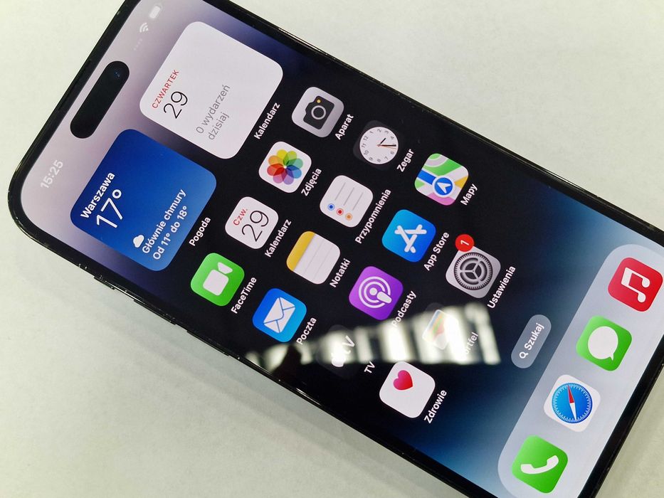 Iphone 14 PRO 128GB/ Space Black/ BAT 85%/ Grade A/ + ładowarka