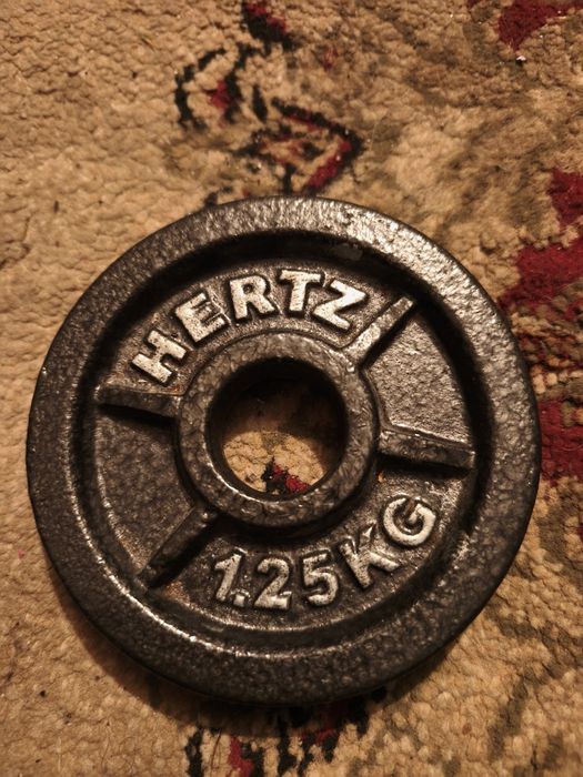 Hantle żeliwne HERTZ  2 x 10 kg