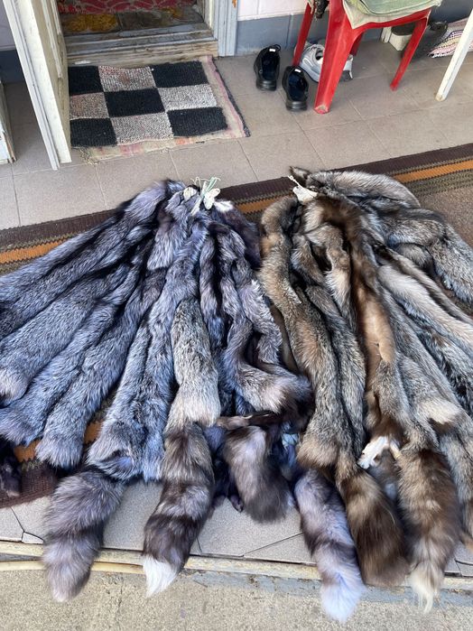 Хутро чорно-бурої лисиці