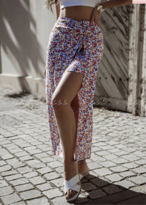 Spódnica maxi 38 M kwiatowy print