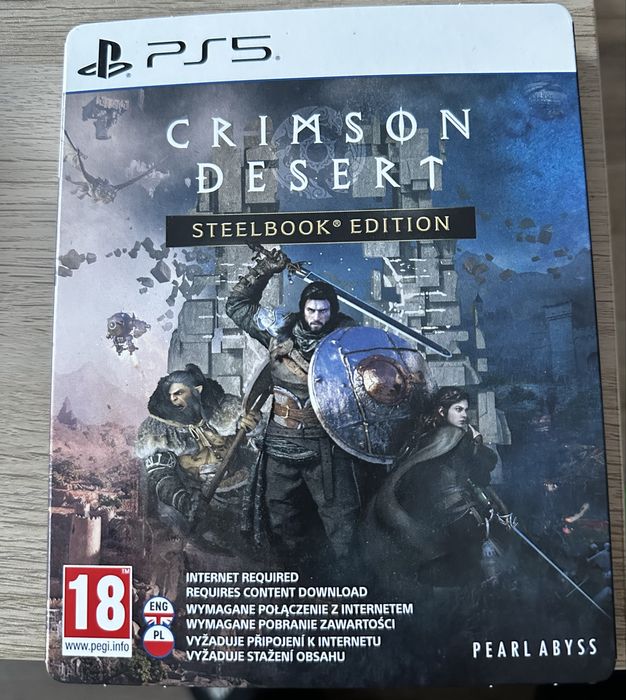 Crimson Destert PS5 Steelbook edition