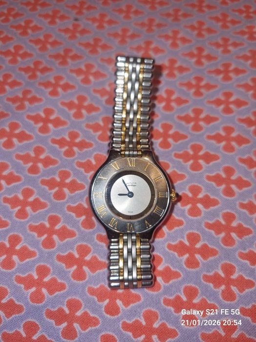Relogio cartier must 21 mulher