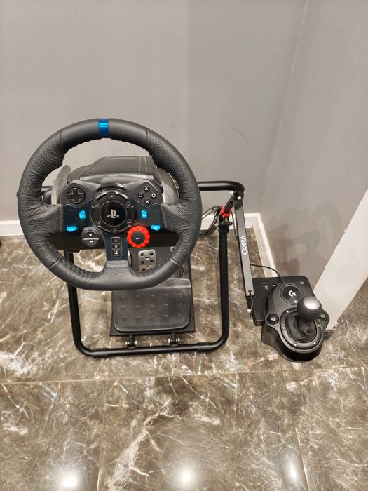 Logitech G29 + shifter + stelaż