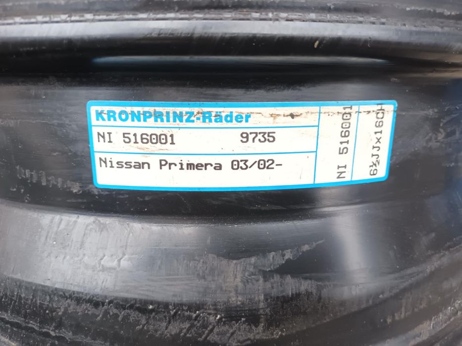 Felga Primera P12 R16 Nissan Felgi Primera P12
