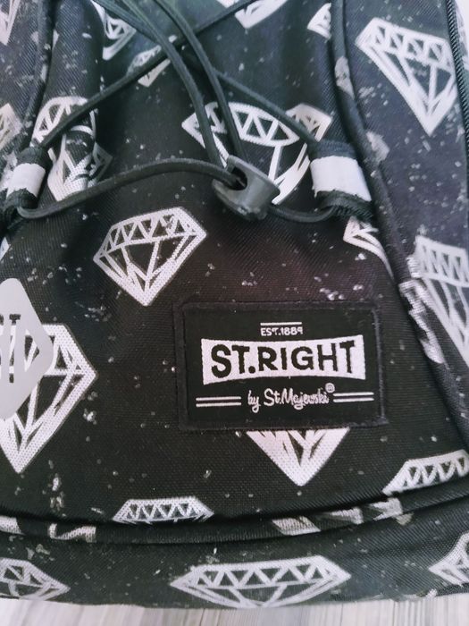 Plecak szkolny  St.Majewski w diamenty