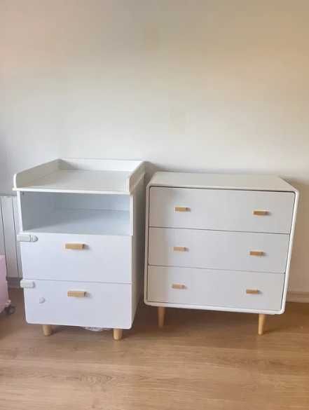 Quarto criança (Cama de bebé evolutiva 3 em 1 / cómoda / muda fralda)