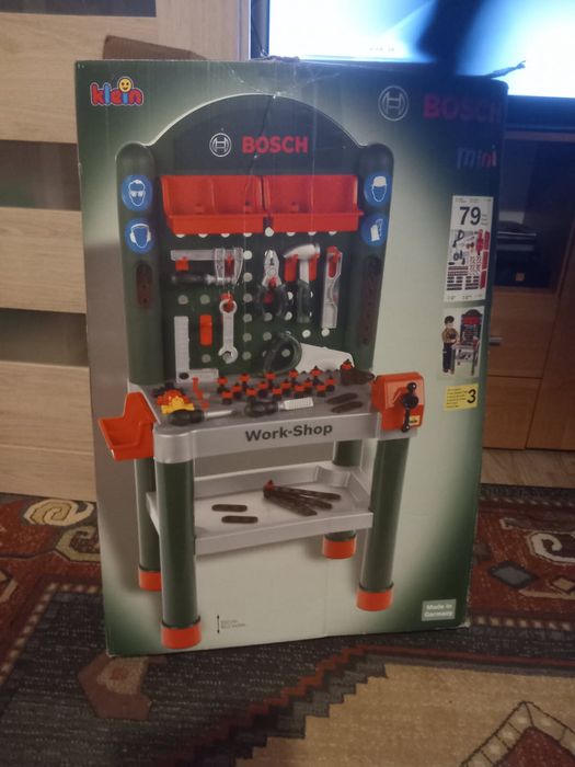 Warsztat BOSH dla dzieci - 79 elementów - Klein