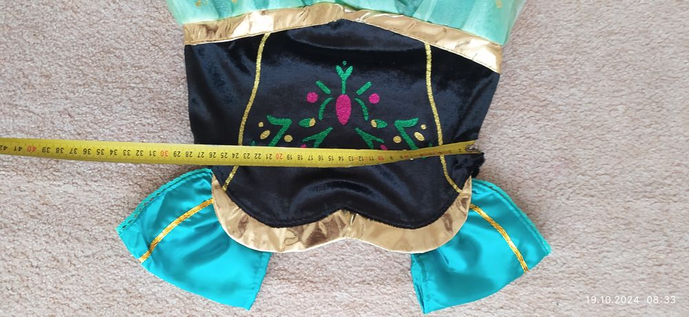 Frozen, kraina lodu, Ania i Elsa, kostium Anny, sukienka Anny