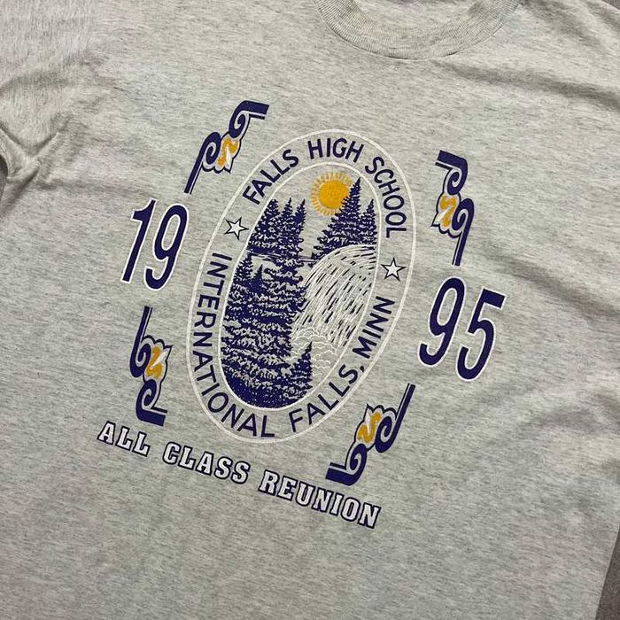 Vintage Koszulka High School 1995 Single Stitch T-Shirt Retro Y2K 90s