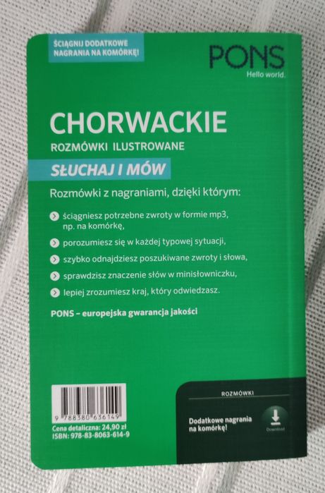 Rozmówki chorwackie ilustrowane PONS