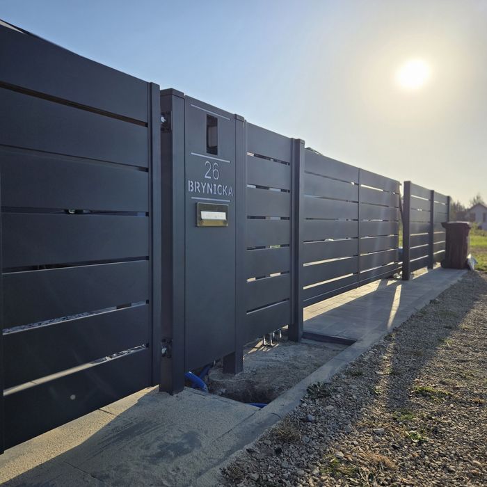 Ogrodzenie Nowoczesne Aluminiowe