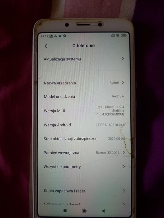 Sprzedam Xiaomi Redmi 6