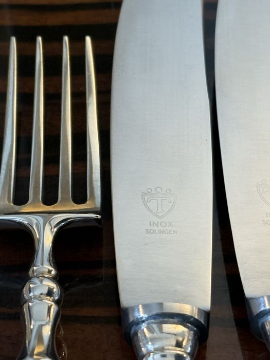 Peças Faqueiro Prata Topázio Caninhas