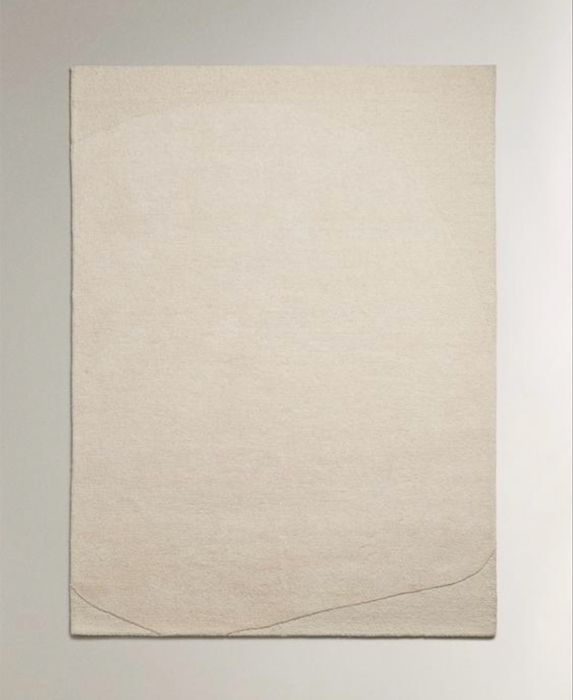 Tapete Lǎ Algodǎo Semicírculo Zara Home NOVO