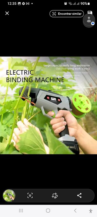 Atador de Vinha a Bateria